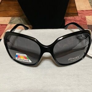 Chic Black Polarized Sunglasses